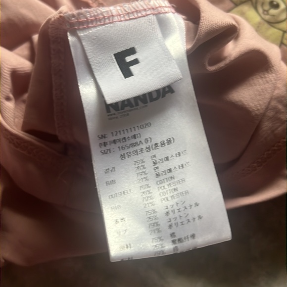 Stylenanda 3ce Korea Teddy Bear Print Cap Sleeve T-Shirt - Picture 12 of 16